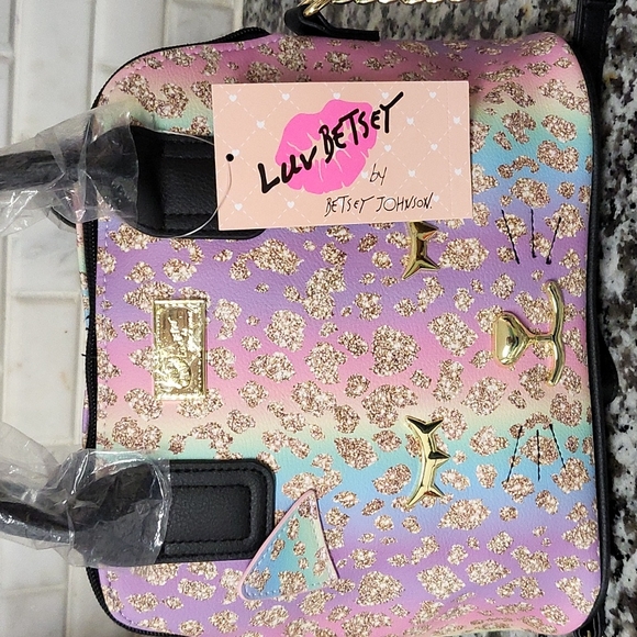 Bessy Johnson Handbags - Luv Betsey by Betsey Johnson  Cross body purse Gold LINI